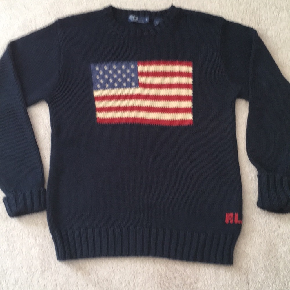 Boys cotton Ralph Lauren knit sweater.